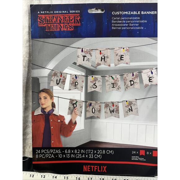 Amscan Stranger Things Customizable Banner Kit | 1 Pack - Picture 1 of 2